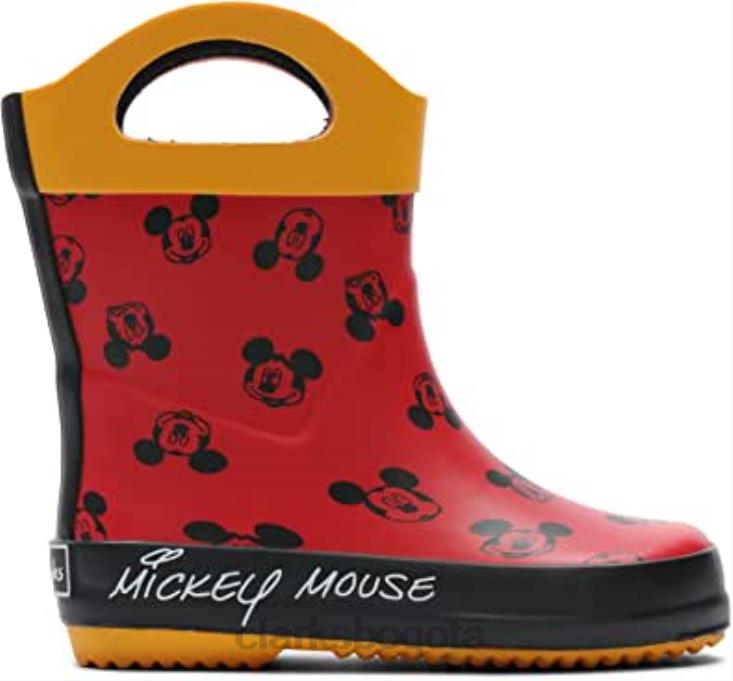 Clarks 0DX8L1002 Botas de agua clarks tarri mouse niño sintético rojo niños