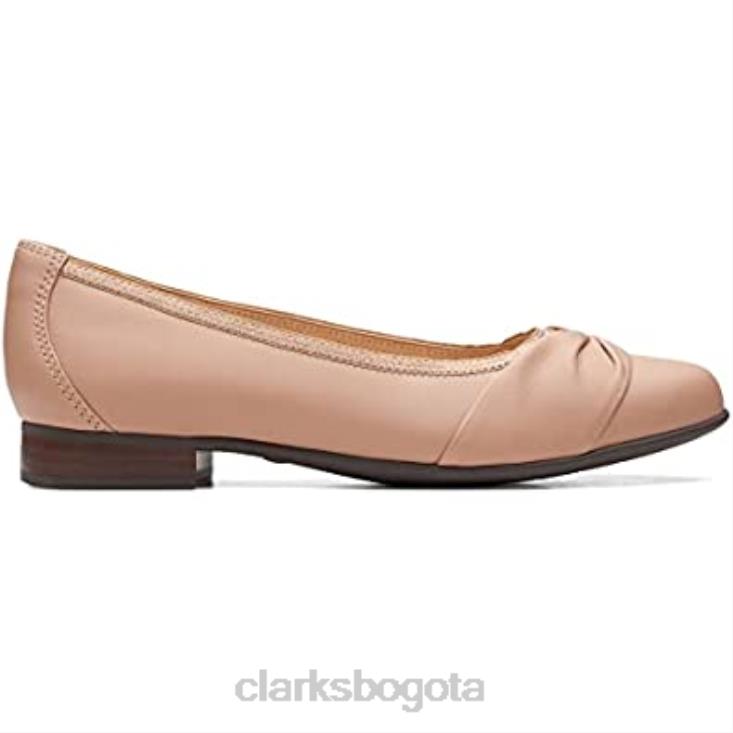 Clarks 0DX8L1003 clarks un blush deseo zapatos de cuero beige unisexo