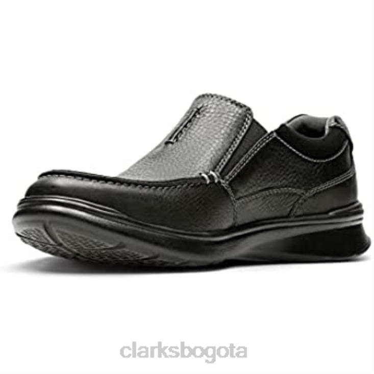 Clarks 0DX8L1006 mocasines cotrell free para hombre negro oily lea clarks hombres