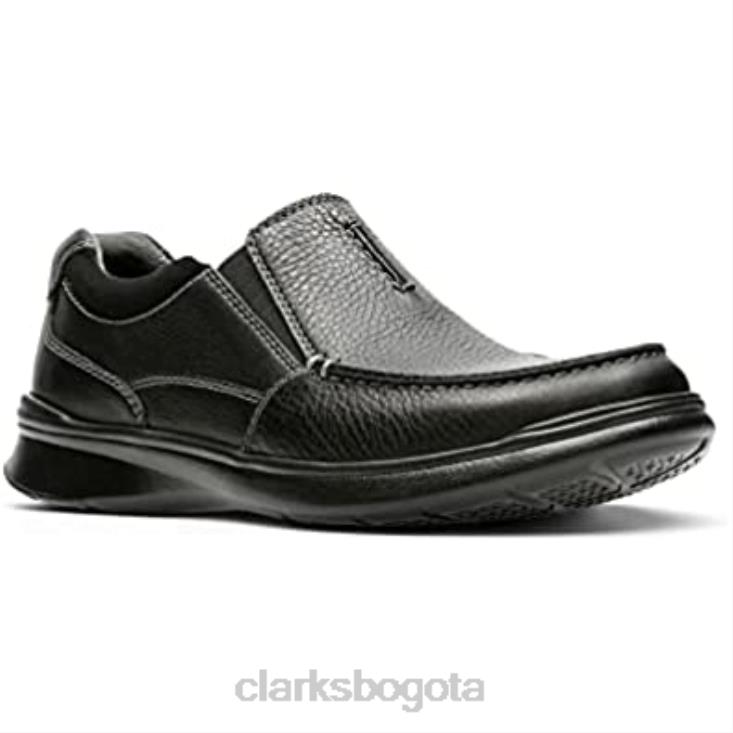 Clarks 0DX8L1006 mocasines cotrell free para hombre negro oily lea clarks hombres