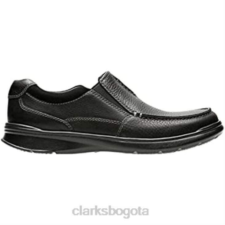 Clarks 0DX8L1006 mocasines cotrell free para hombre negro oily lea clarks hombres