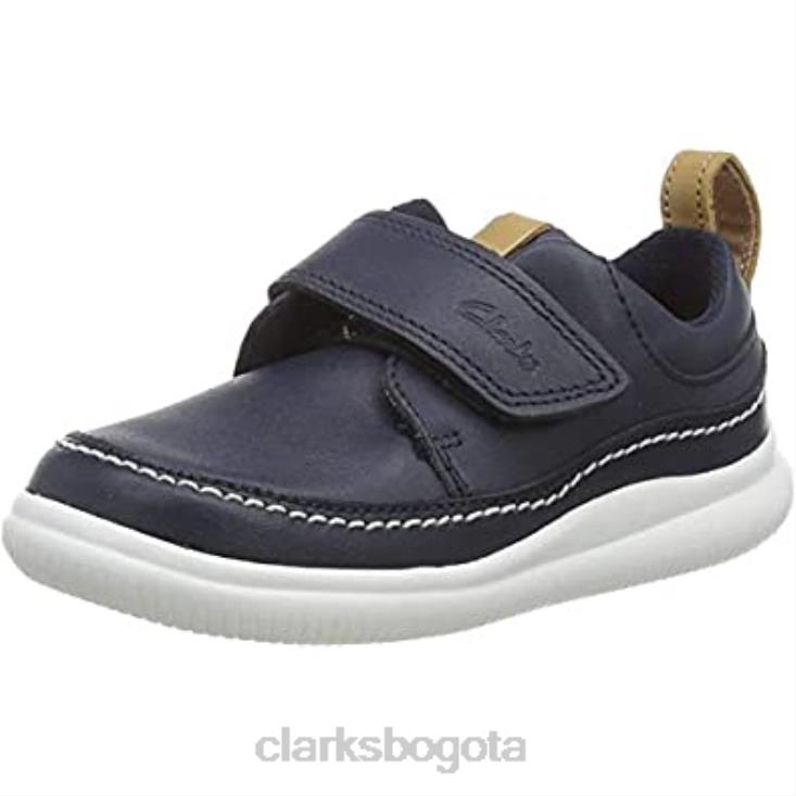 Clarks 0DX8L1011 azul marino cuero cuero marino clarks niño scape street y brogues niños cuero azul marino cuero azul marino