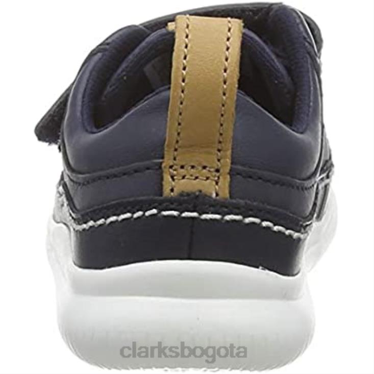 Clarks 0DX8L1011 azul marino cuero cuero marino clarks niño scape street y brogues niños cuero azul marino cuero azul marino