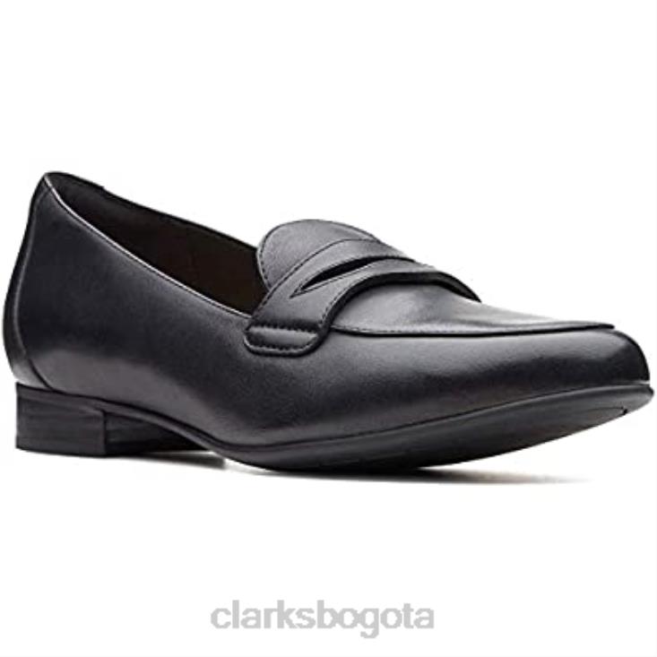 Clarks 0DX8L1012 mocasines clarks un blush go negros para mujer mujer cuero negro