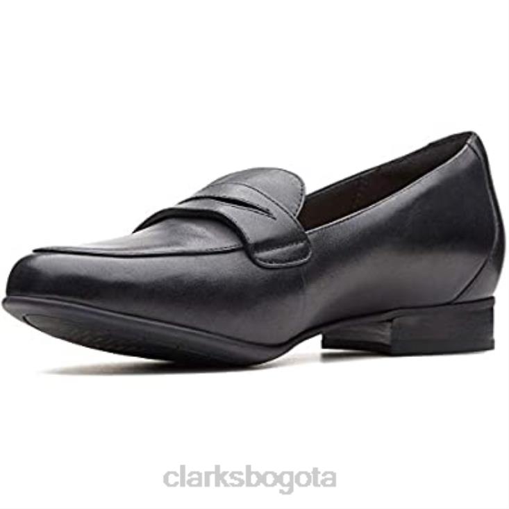 Clarks 0DX8L1012 mocasines clarks un blush go negros para mujer mujer cuero negro