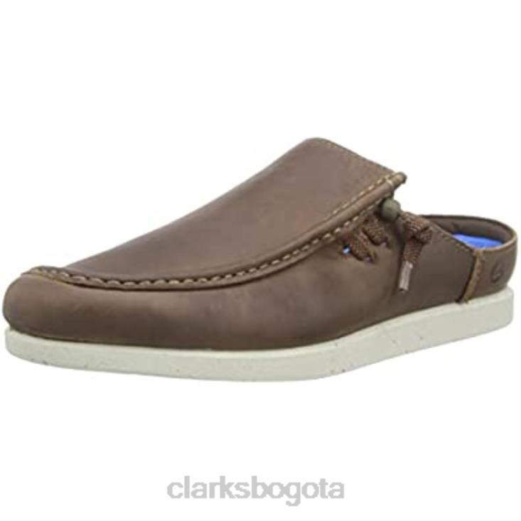 Clarks 0DX8L1013 clarks beeswax shacre lite sun mule para hombre hombres cera de abejas