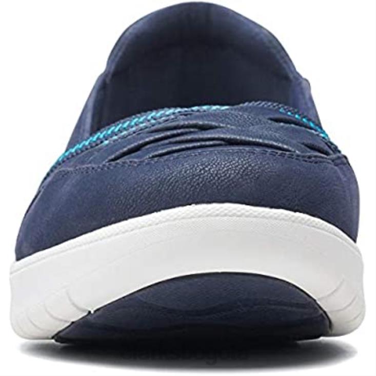 Clarks 0DX8L1021 zapatillas adella poppy para mujer clarks azul marino mujer Armada