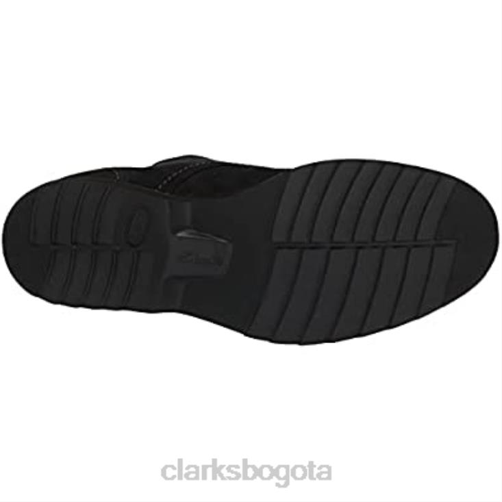 Clarks 0DX8L1026 Clarks Fallhill Plaoxford Nubuck negro para hombre hombres nubuck negro