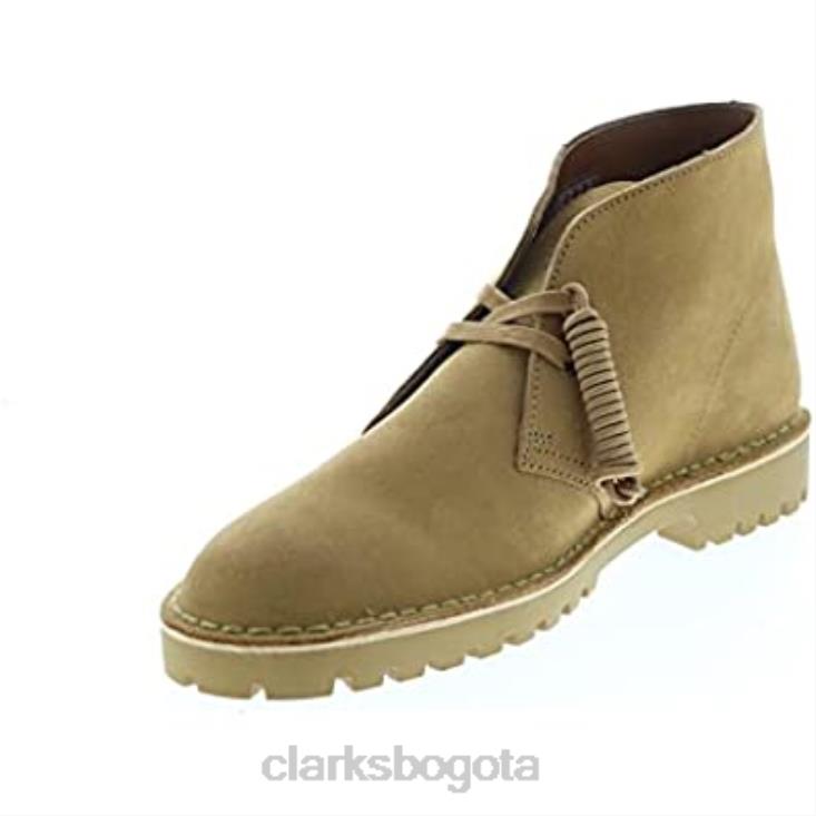 Clarks 0DX8L1027 Clarks de ante musgo de roble nuevos para hombre original desert rock hecho en vietnam hombres gamuza musgo de roble