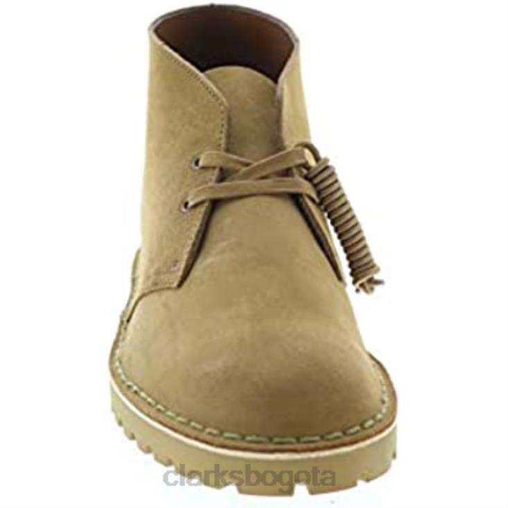 Clarks 0DX8L1027 Clarks de ante musgo de roble nuevos para hombre original desert rock hecho en vietnam hombres gamuza musgo de roble