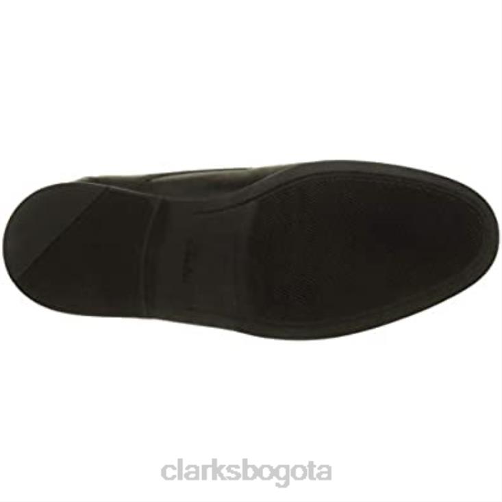 Clarks 0DX8L1028 black rufus edge bl derbys niño clarks niños cuero negro