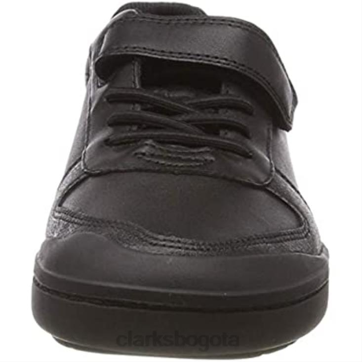 Clarks 0DX8L1029 zapatillas bajas rock verve t para niño clarks negro niños cuero negro