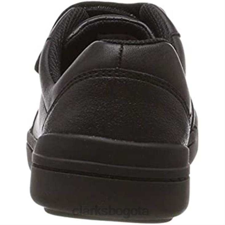Clarks 0DX8L1029 zapatillas bajas rock verve t para niño clarks negro niños cuero negro