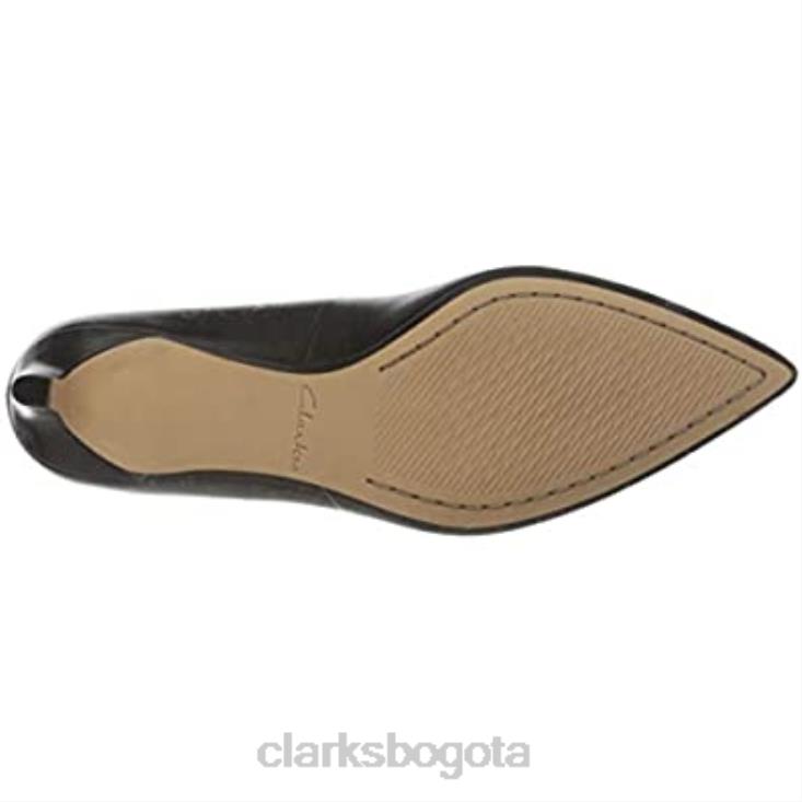 Clarks 0DX8L1031 zapatos de salón laina 55 court para mujer clarks negro mujer negro