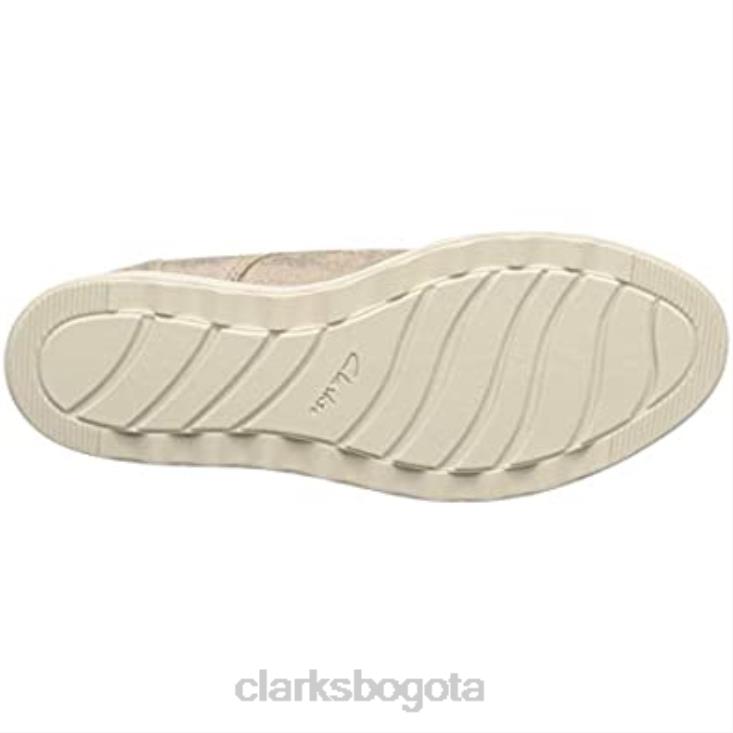 Clarks 0DX8L1036 clarks sharon crystal oxford beige peltre para mujer mujer peltre beige