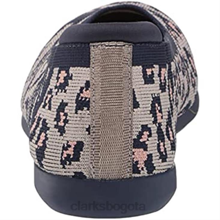 Clarks 0DX8L1037 bailarinas carly Wish para mujer Clarks Stone Combi mujer