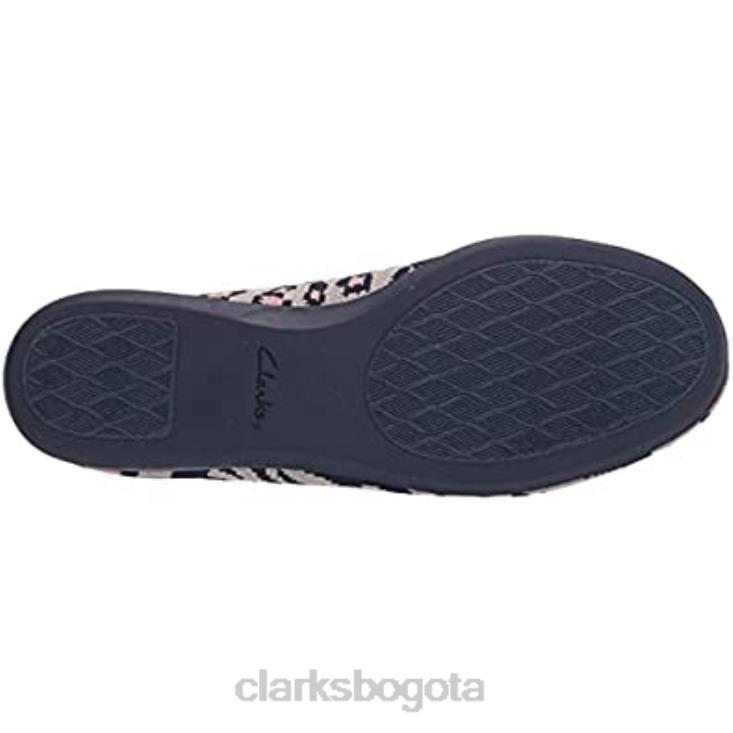Clarks 0DX8L1037 bailarinas carly Wish para mujer Clarks Stone Combi mujer