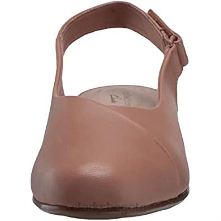 Clarks 0DX8L1041 Mocasines Clarks Juliet de piel praliné para mujer mujer