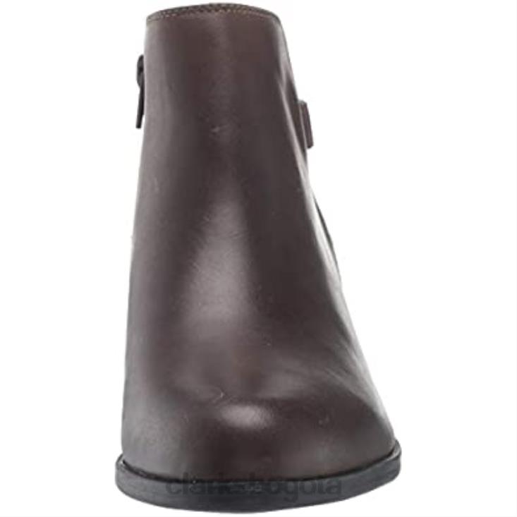 Clarks 0DX8L1044 botas de moda addiy gladys de cuero topo para mujer clarks mujer cuero color topo