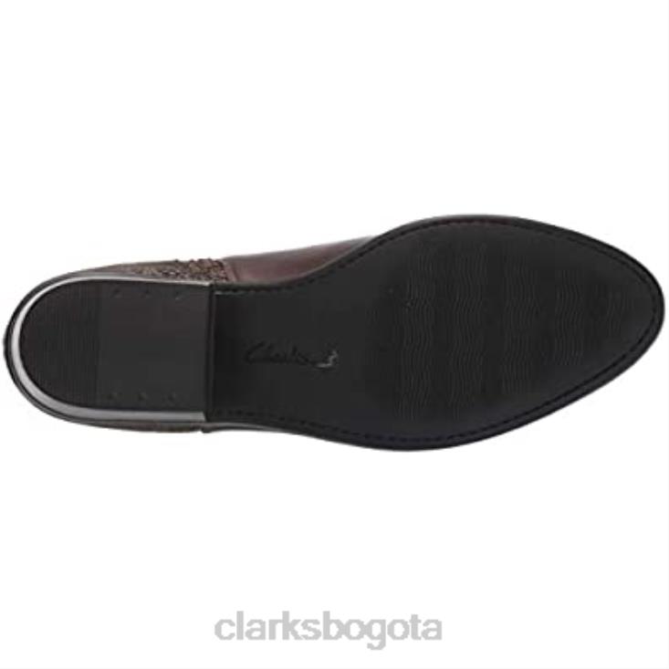 Clarks 0DX8L1044 botas de moda addiy gladys de cuero topo para mujer clarks mujer cuero color topo