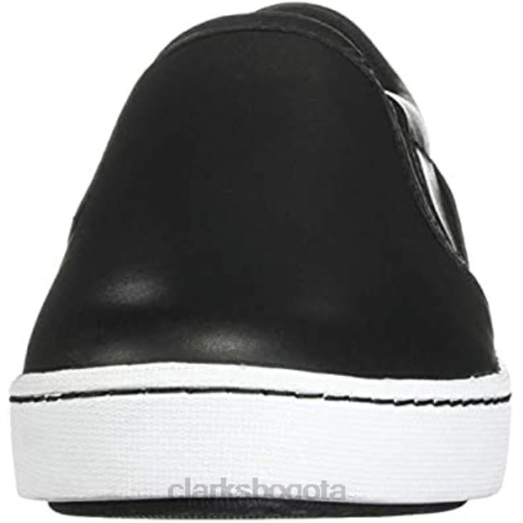 Clarks 0DX8L1045 zapatilla de mujer pawley bliss clarks cuero negro mujer cuero negro
