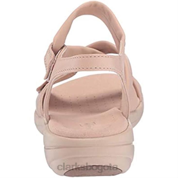 Clarks 0DX8L1046 clarks saylie moon sandalia de cuero rubor para mujer mujer cuero rubor