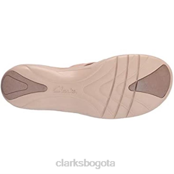 Clarks 0DX8L1046 clarks saylie moon sandalia de cuero rubor para mujer mujer cuero rubor