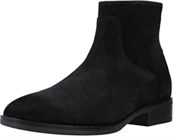 Clarks 0DX8L105 Bota de moda Clarks Pure Rosa de ante negro para mujer mujer ante negro