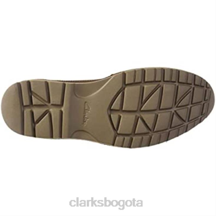 Clarks 0DX8L1051 clarks vargo plaoxford de cuero tostado oscuro para hombre hombres cuero bronceado oscuro