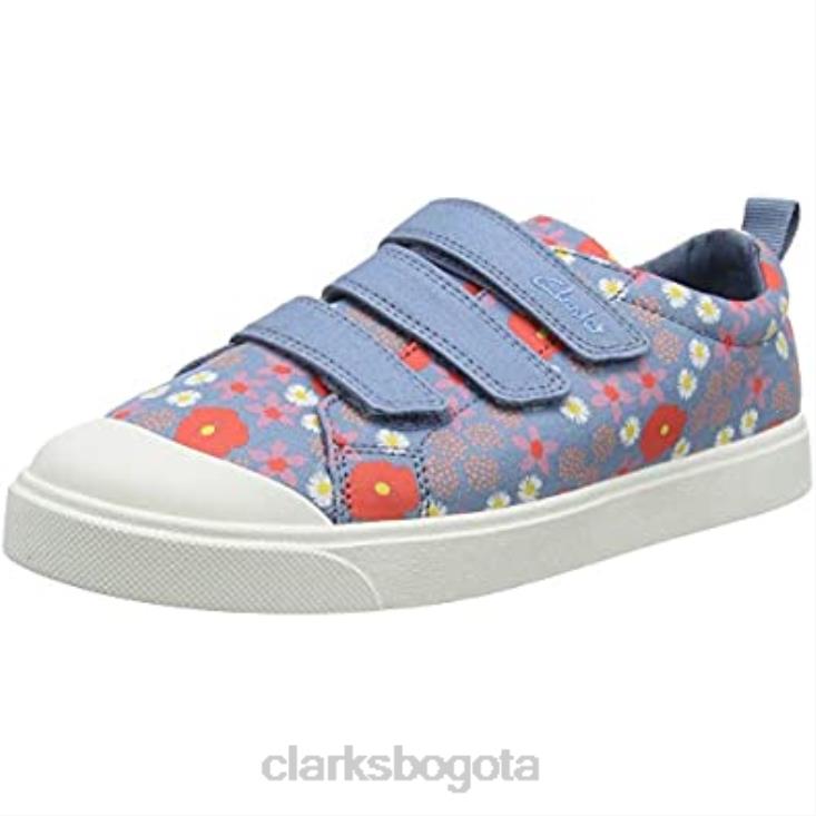 Clarks 0DX8L1054 zapatilla city vibe k niño niña niño clarks niños