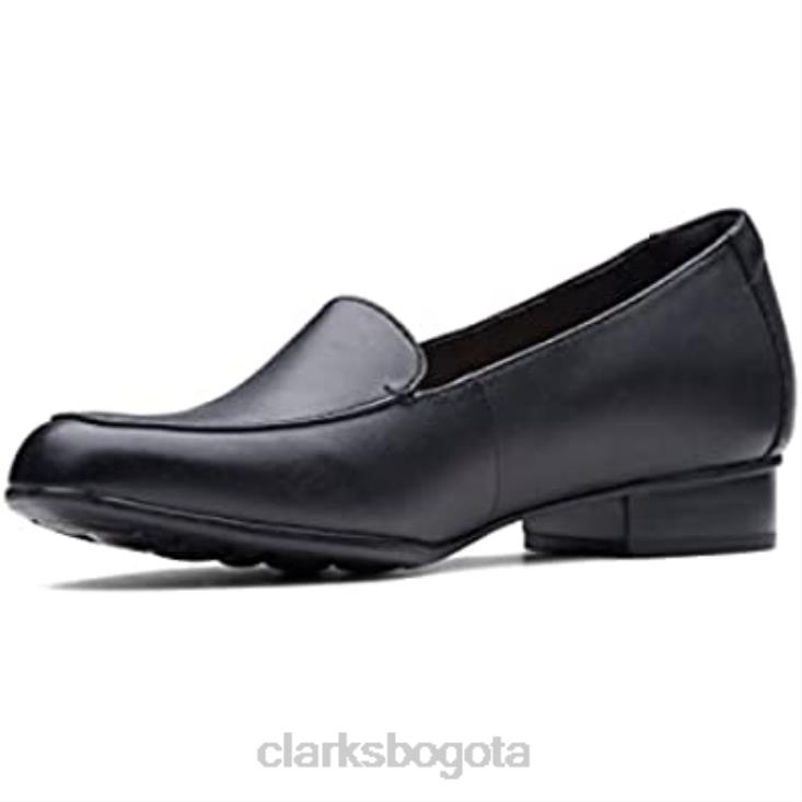 Clarks 0DX8L1061 mocasines juliet lora mujer clarks negro mujer cuero negro cuero negro