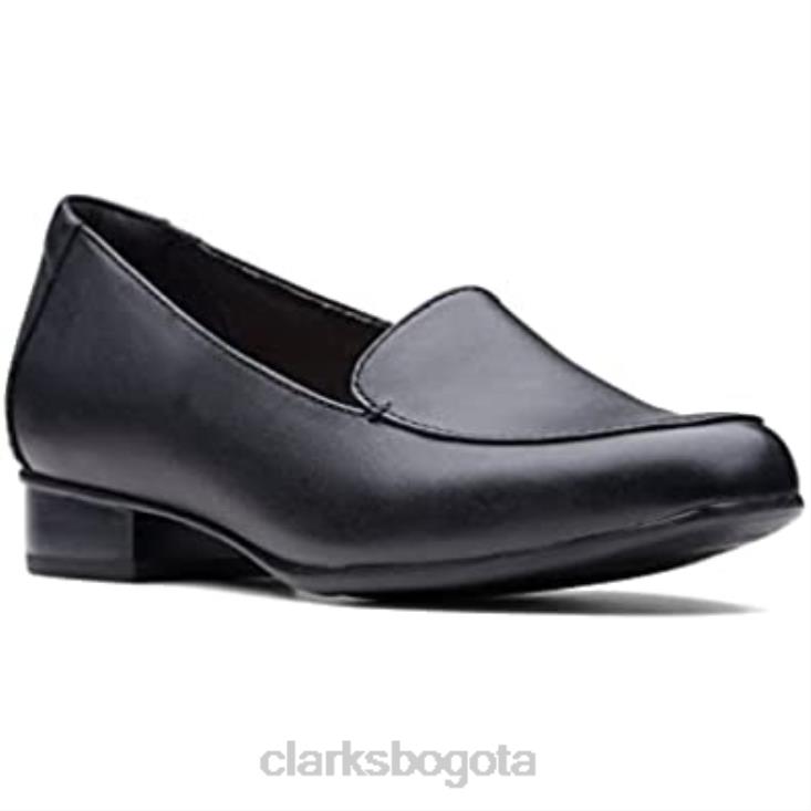 Clarks 0DX8L1061 mocasines juliet lora mujer clarks negro mujer cuero negro cuero negro