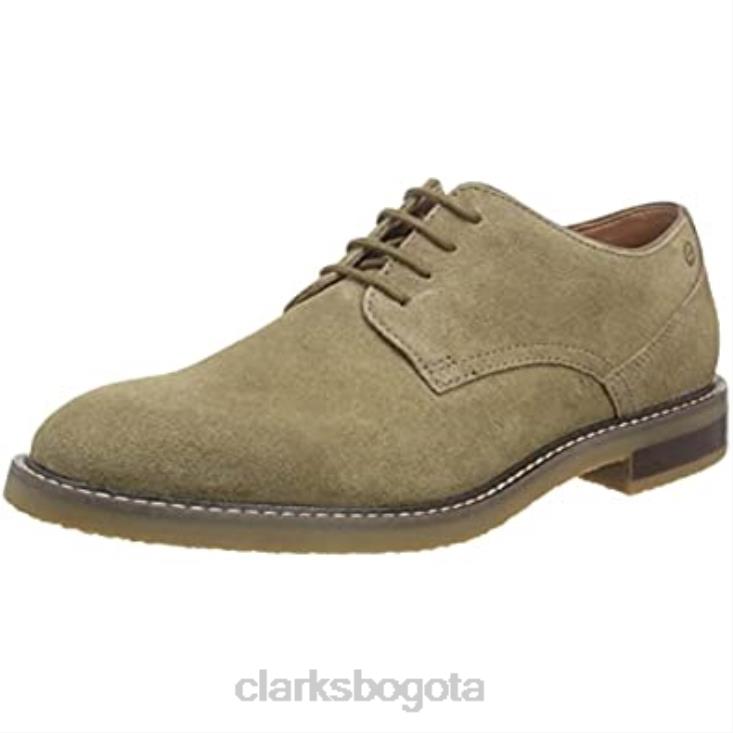 Clarks 0DX8L1062 clarks jaxen low oxford ante oliva para hombre hombres ante oliva