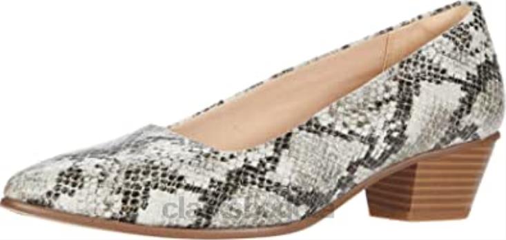 Clarks 0DX8L1065 clarks sense court serpiente gris 7 unisexo