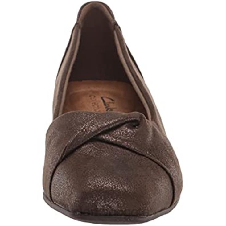 Clarks 0DX8L1066 Clarks mujer tilmont dalia bailarinas bronce metalizado textil mujer textil metalizado bronce