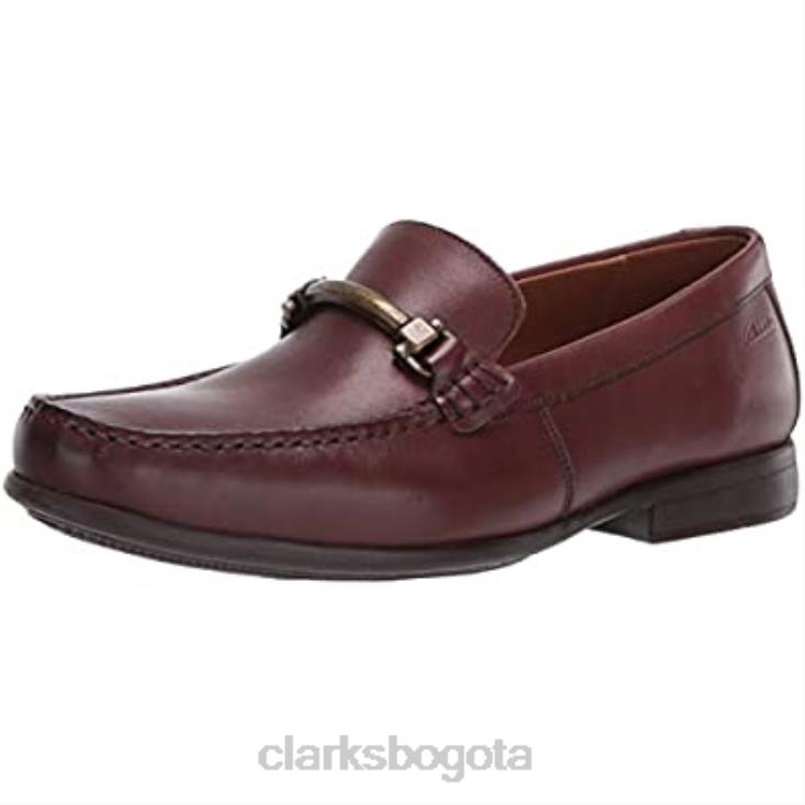 Clarks 0DX8L1069 mocasines claude stride para hombre de cuero clarks cahoga ny hombres cuero caoba