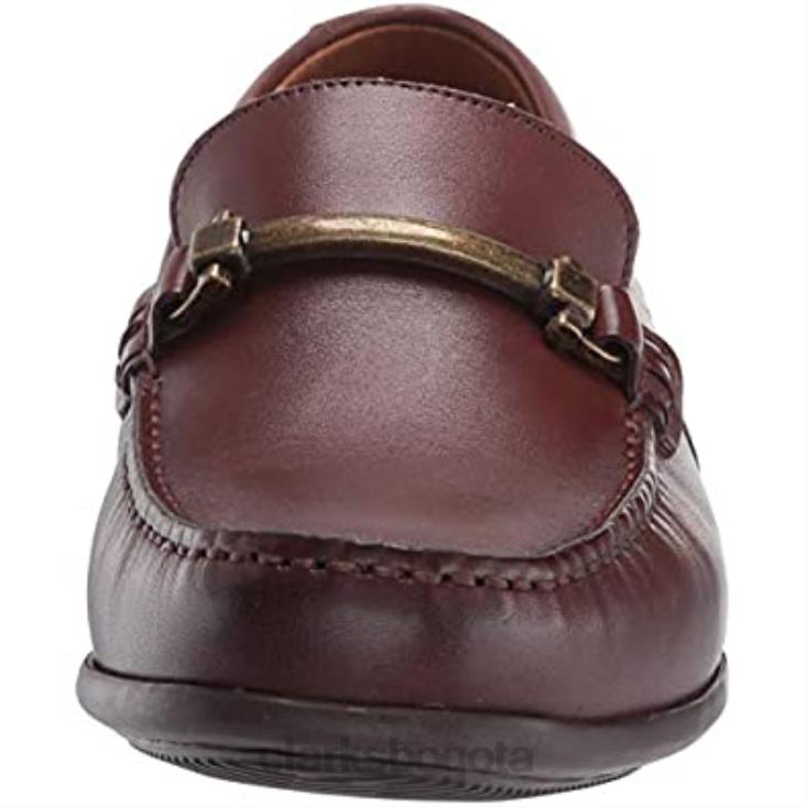 Clarks 0DX8L1069 mocasines claude stride para hombre de cuero clarks cahoga ny hombres cuero caoba