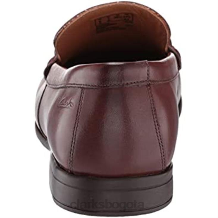 Clarks 0DX8L1069 mocasines claude stride para hombre de cuero clarks cahoga ny hombres cuero caoba