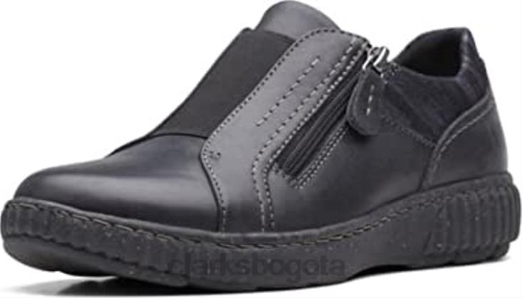 Clarks 0DX8L107 clarks caroline cove oxford de cuero negro para mujer mujer cuero negro