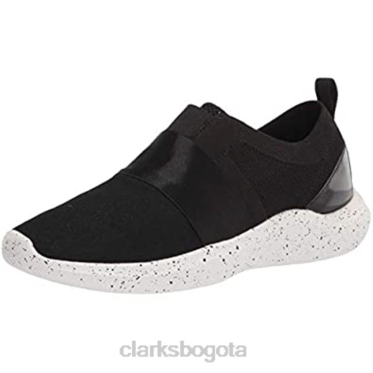 Clarks 0DX8L1071 Zapatilla nova lumis mujer clarks negro textil mujer textil negro