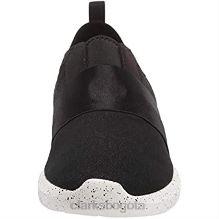 Clarks 0DX8L1071 Zapatilla nova lumis mujer clarks negro textil mujer textil negro