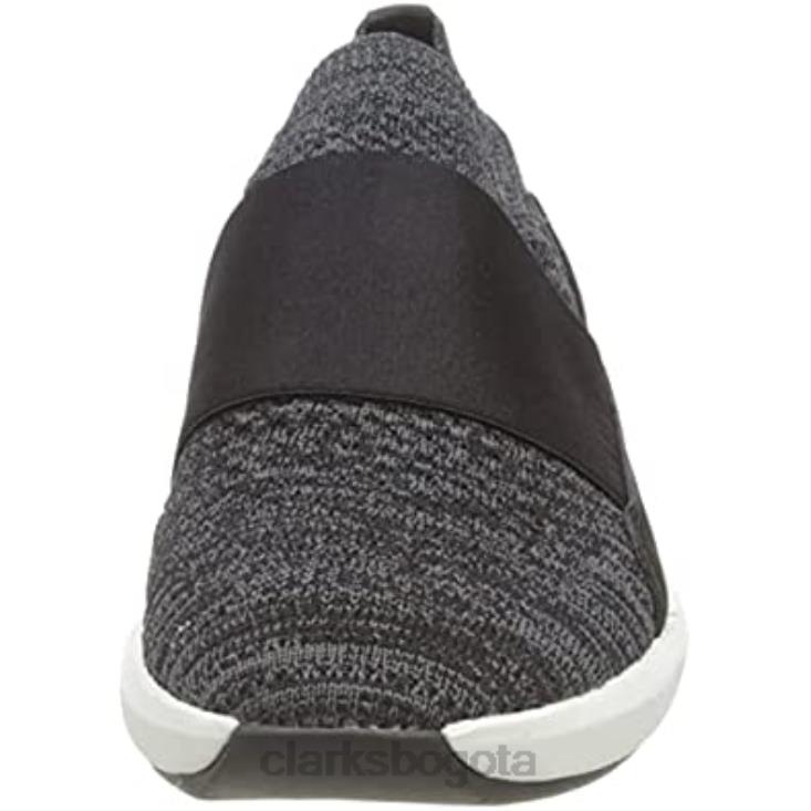 Clarks 0DX8L1083 Mule de punto negro clarks un rio knit para mujer mujer punto negro