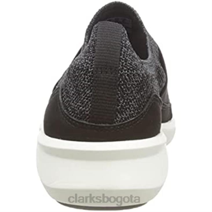 Clarks 0DX8L1083 Mule de punto negro clarks un rio knit para mujer mujer punto negro
