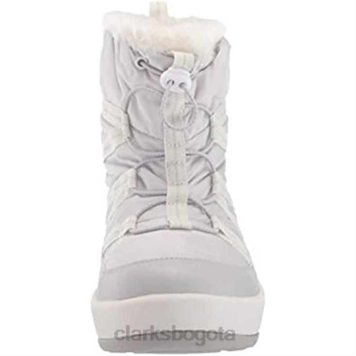 Clarks 0DX8L1087 Botín mujer Step North Frost clarks gris claro textil mujer textil gris claro