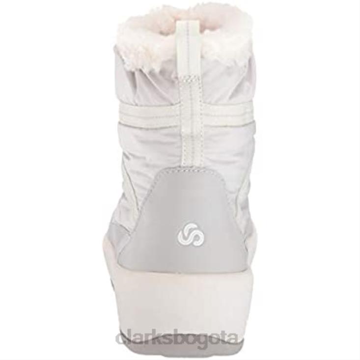 Clarks 0DX8L1087 Botín mujer Step North Frost clarks gris claro textil mujer textil gris claro