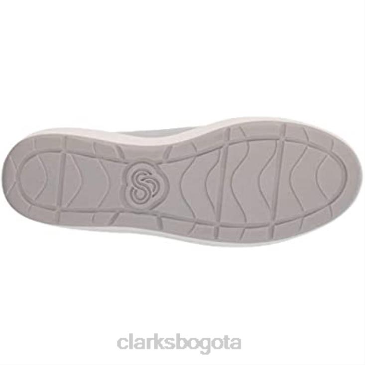 Clarks 0DX8L1087 Botín mujer Step North Frost clarks gris claro textil mujer textil gris claro