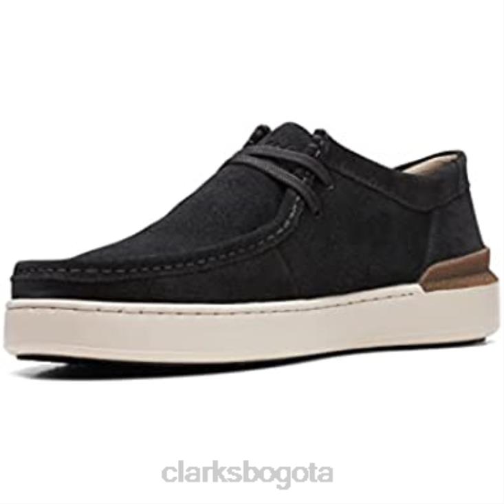 Clarks 0DX8L1098 zapatos clarks court lite wally de gamuza negro unisexo