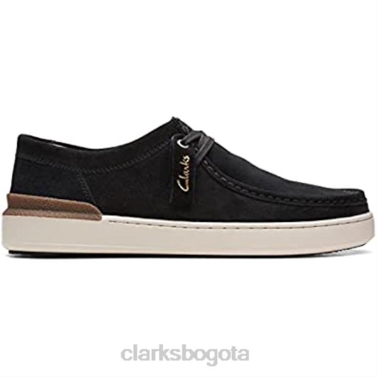 Clarks 0DX8L1098 zapatos clarks court lite wally de gamuza negro unisexo