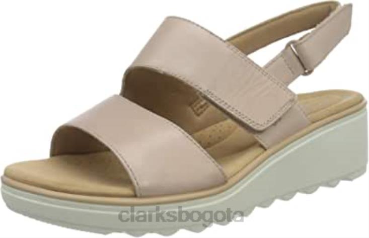 Clarks 0DX8L1101 sandalia plana clarks mujer 26 1577354 piel rosa polvoriento mujer