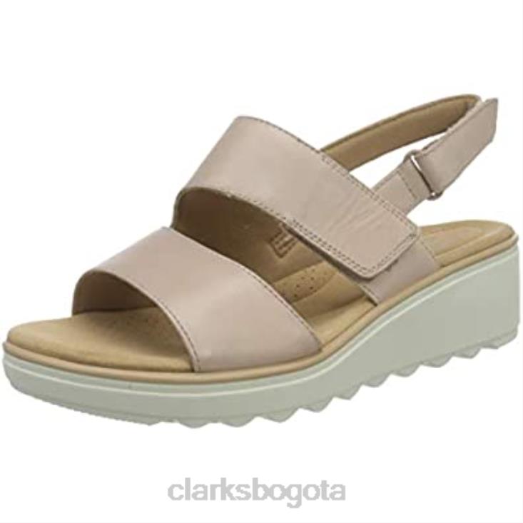 Clarks 0DX8L1101 sandalia plana clarks mujer 26 1577354 piel rosa polvoriento mujer